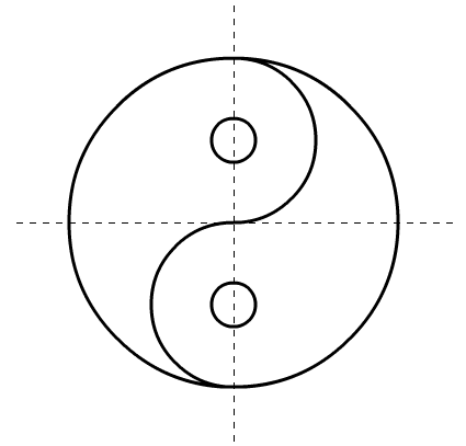 Πως να σχεδιάσεις το σύμβολο Γιν Γιανγκ - Εικόνα,σχέδιο 15